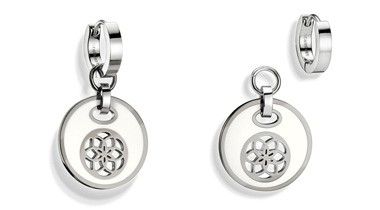 Brincos Crioulos de 2 Peças com Pendente Seal of Life